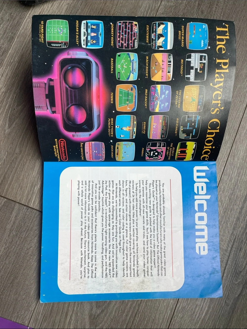 Nintendo Official Player's Guide — Black cover with multicolor tabs